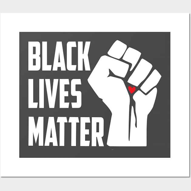 Black Lives Matter Wall Art by Saladin